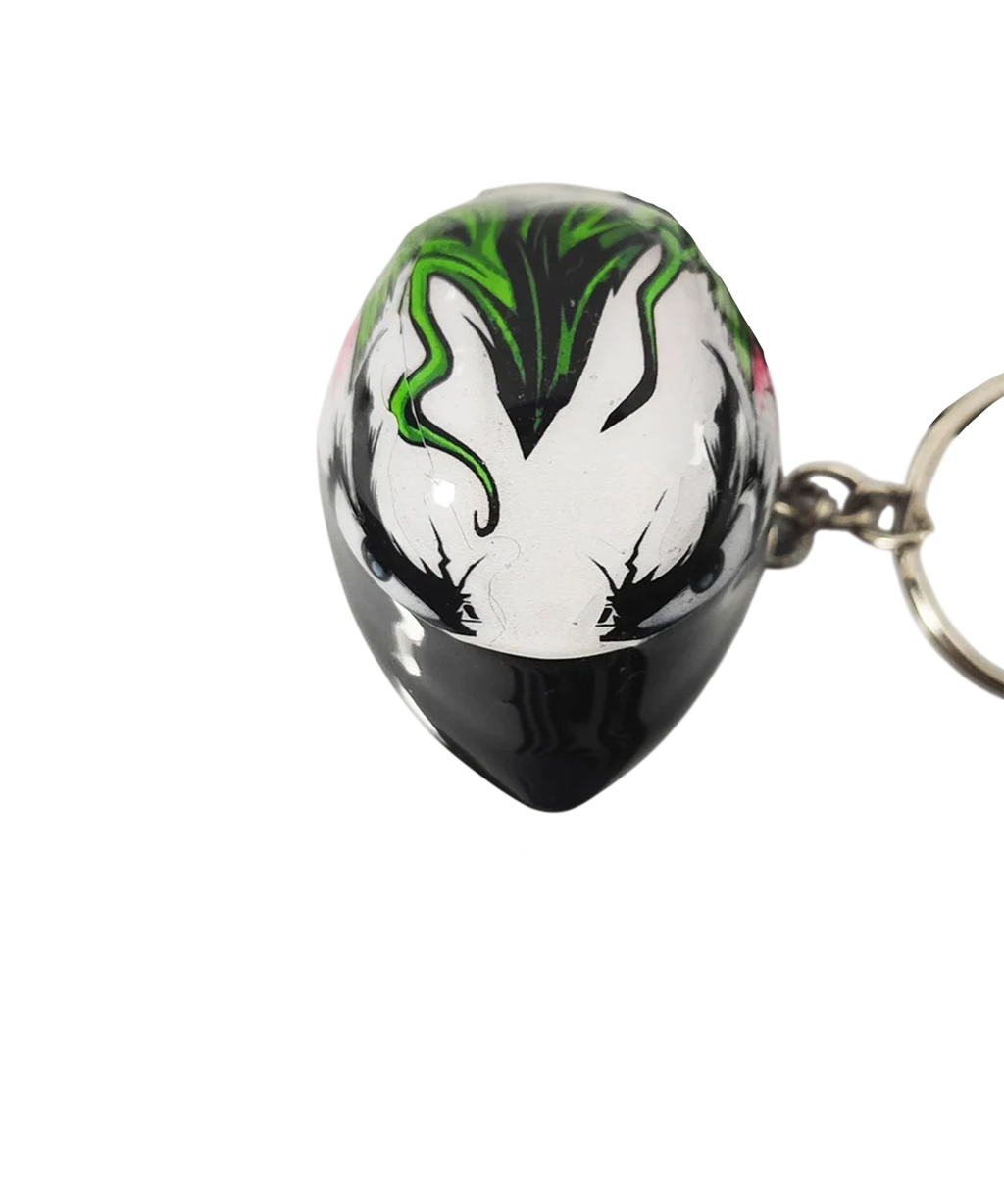Llavero mini casco 3D joker
