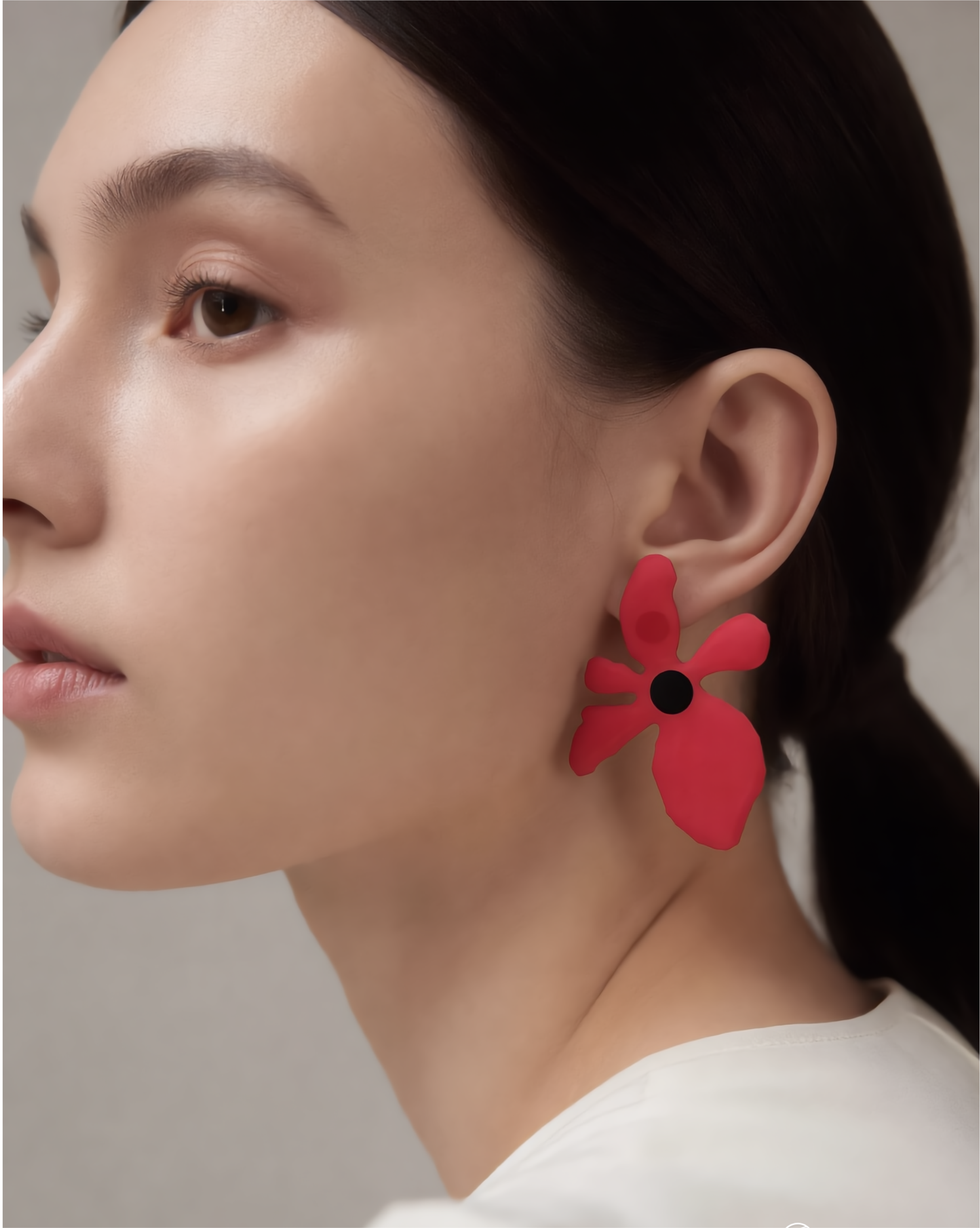 Pendientes Pink flower