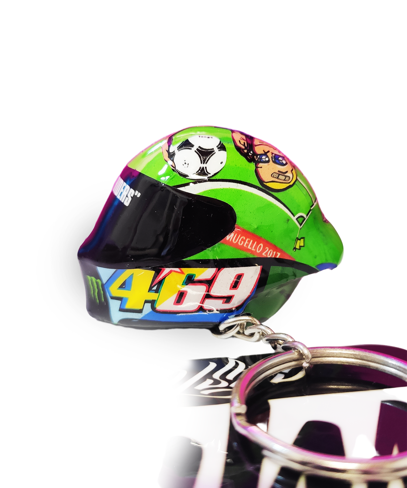 Llavero Casco V. Rossi Moto GP MUGELLO 2017