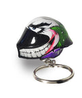 Llavero mini casco 3D joker