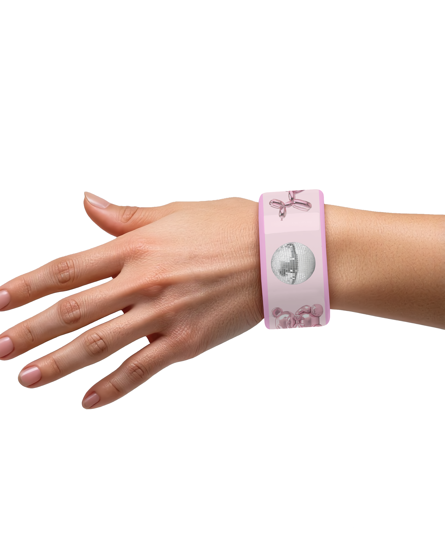 Brazalete  Pink  disco